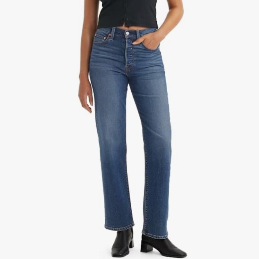 Levi’s Women's Ribcage Straight Full Length Jeans The Last Straw